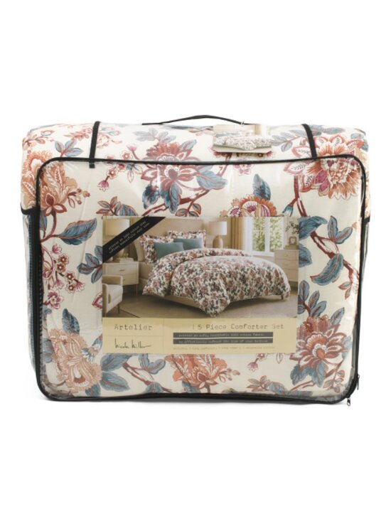Nicole Miller Other - NICOLE MILLER 5pc Cotton Percale Floral Comforter Set